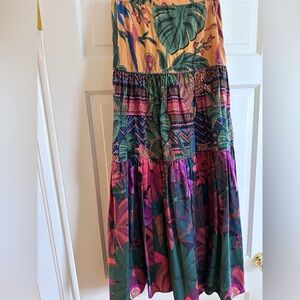 Farm Rio maxi skirt size small